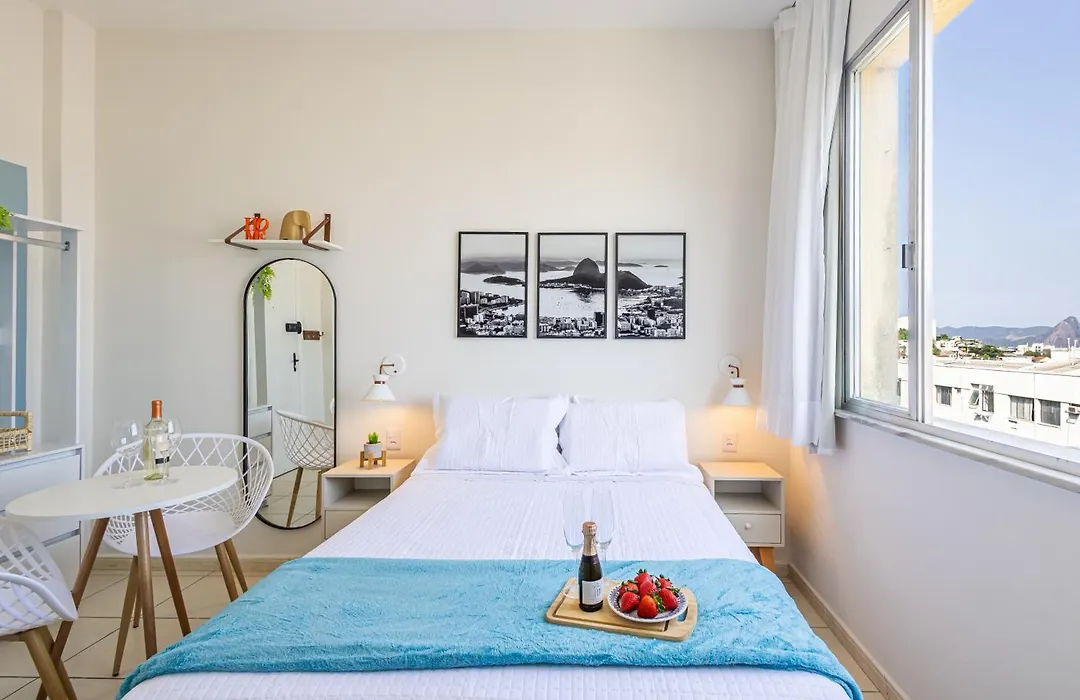 Loft com vista pro Pão de Açúcar! A/C, Wi-Fi, TV-1